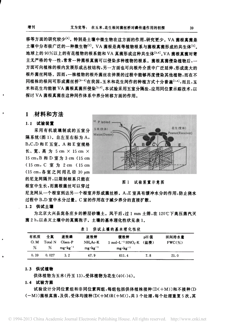 在玉米_花生根间菌丝桥对磷传递作用的初探-艾为党_第2页