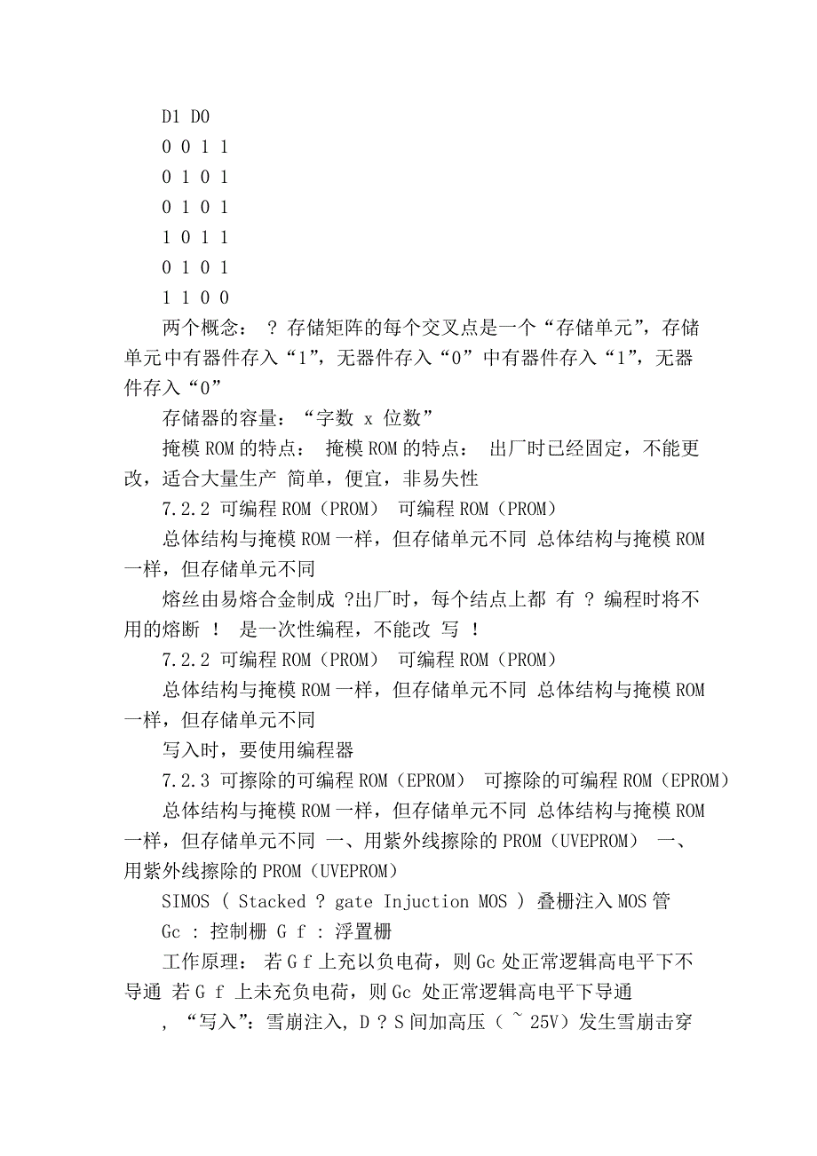 数字电路基础 阎石 第七章 半导体存储器_第2页