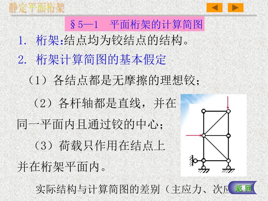 结构力学(第五版)第五章 静定平面桁架_第3页