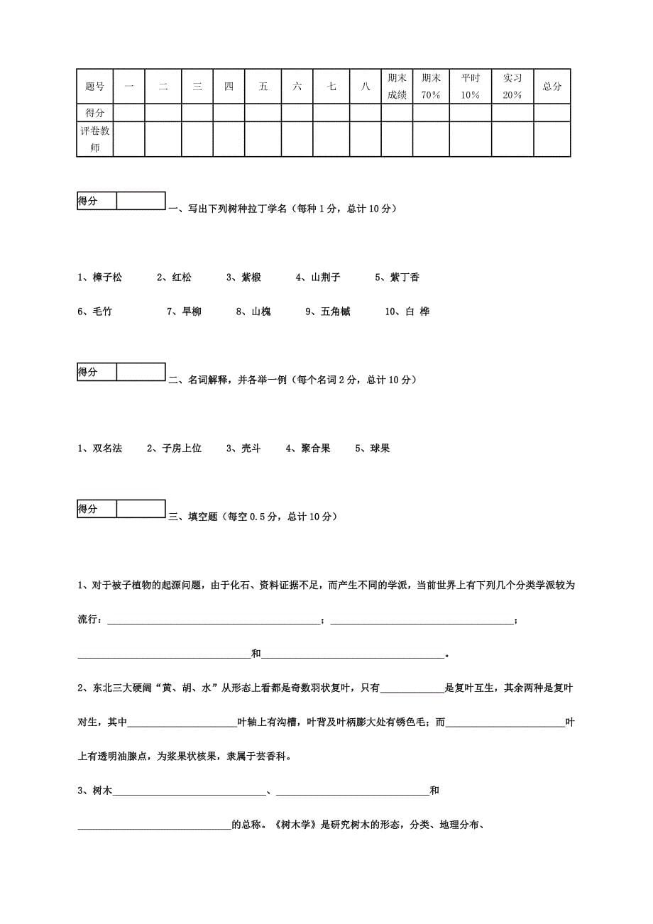 树木学试题东林_第5页