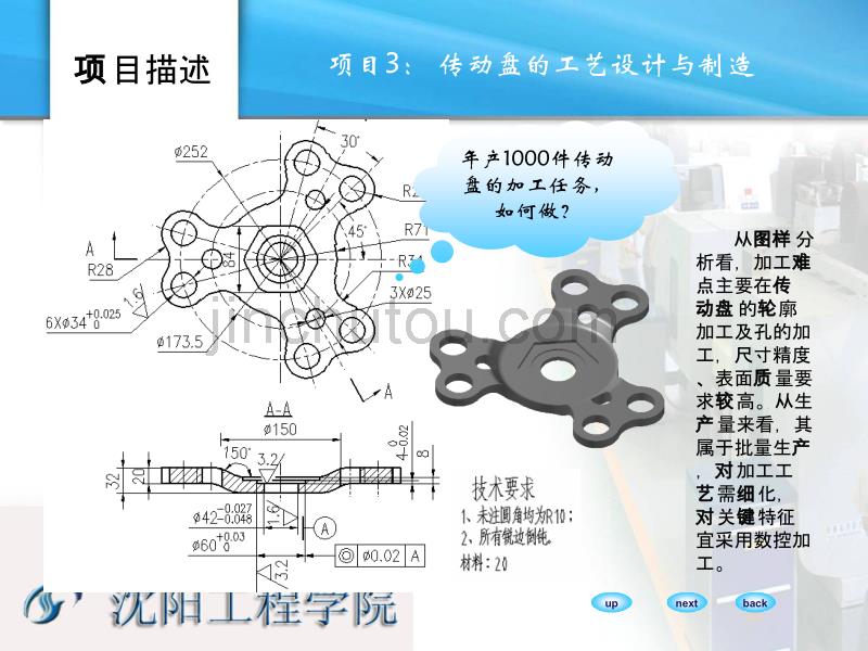 项目传动盘的工艺设计与制造_第3页