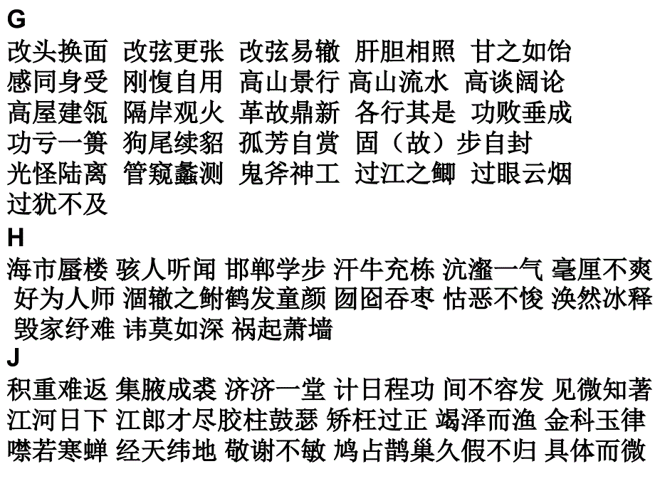 成语常考点知识清单_第3页