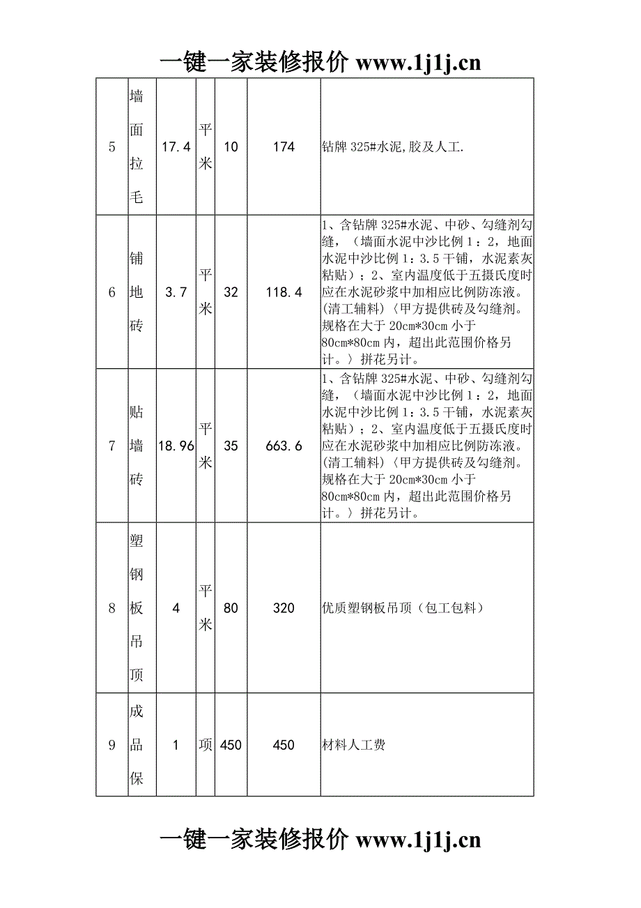 广州装修报价单-一键一家提供_第4页