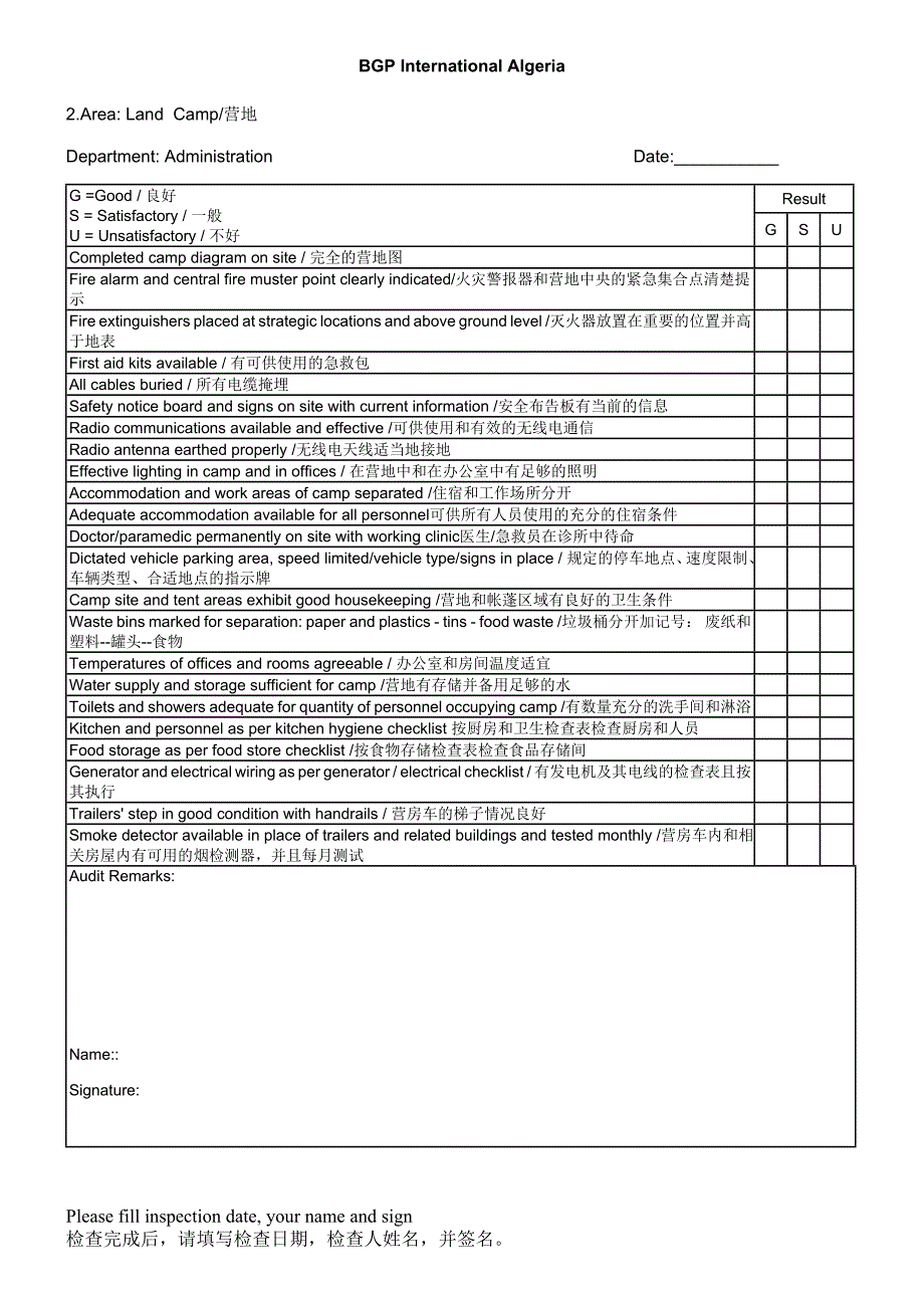 壳牌检查表(英汉)_第4页