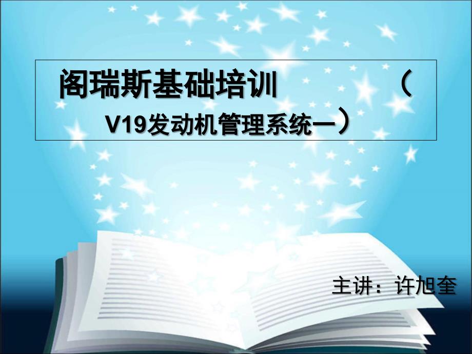 V19发动机管理系统一_第1页