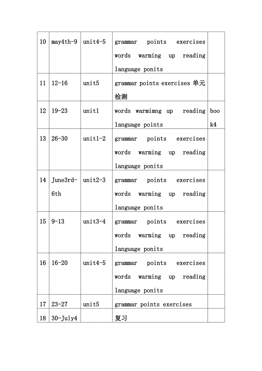 高一进度草案_第2页