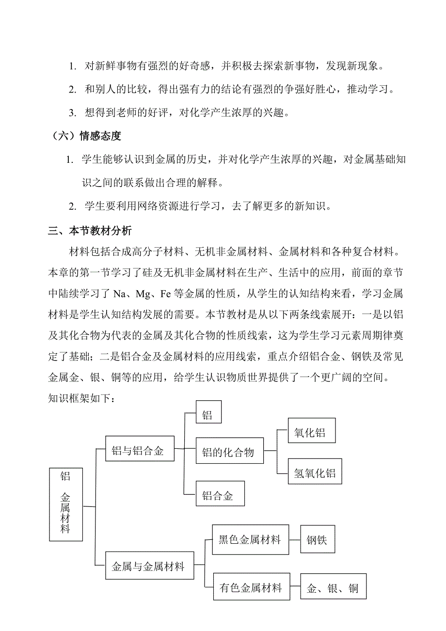 鲁教版化学1(必修)第四章材料家族中的元素第二节铝_金_第2页