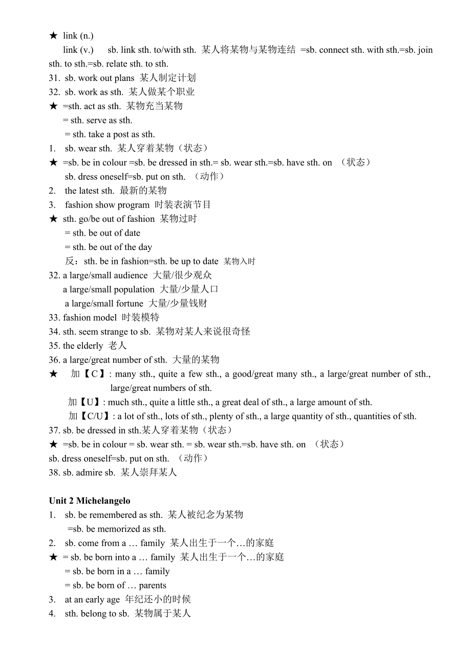 上海新世纪英语高一第一学期全部必背词汇_第3页