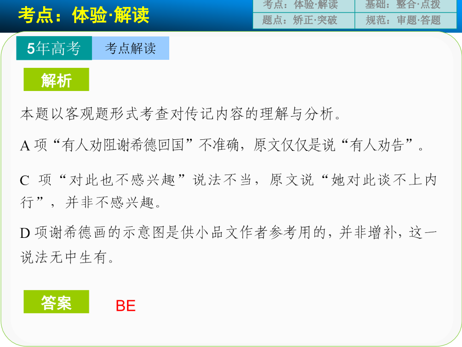 创新设计高考语文一轮复习配套课件现代文阅读    高频考点_第3页