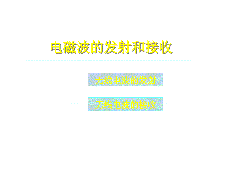 高物理电磁波的发射和接收_第1页