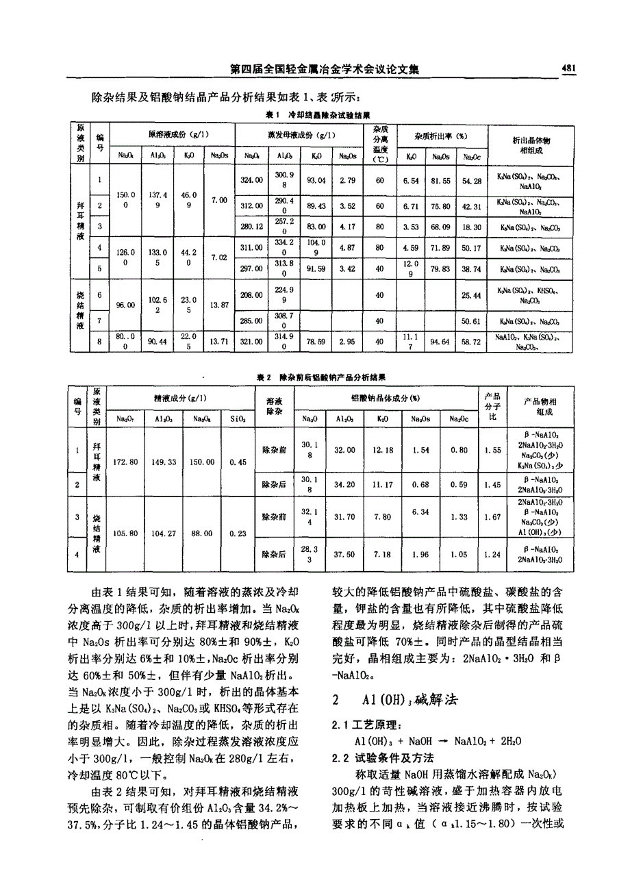 固体铝酸钠的研制方法_第2页