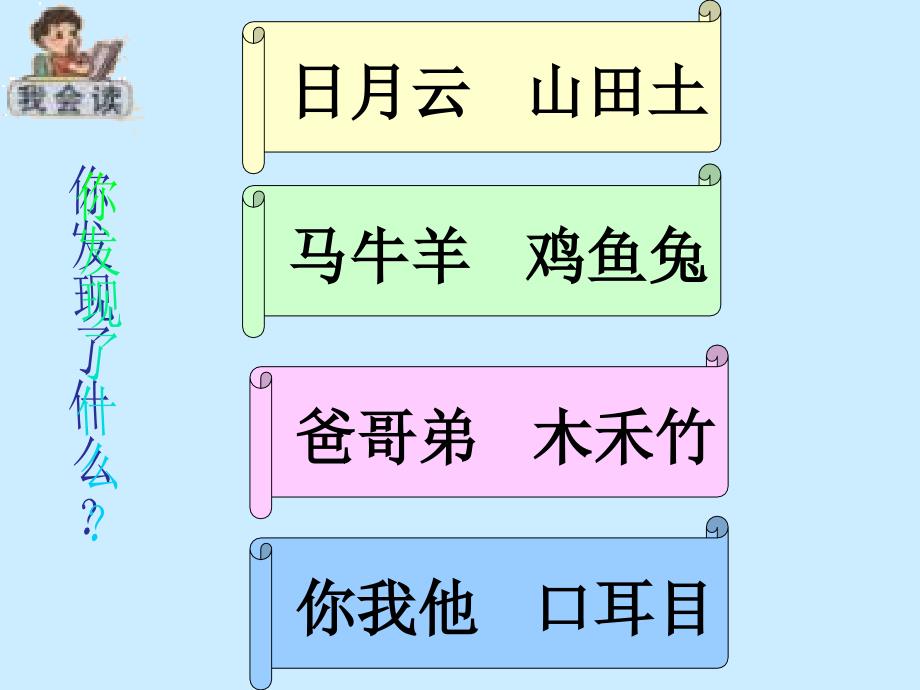 人教版小学一年级语文上学期语文语文园地一教案2_第3页