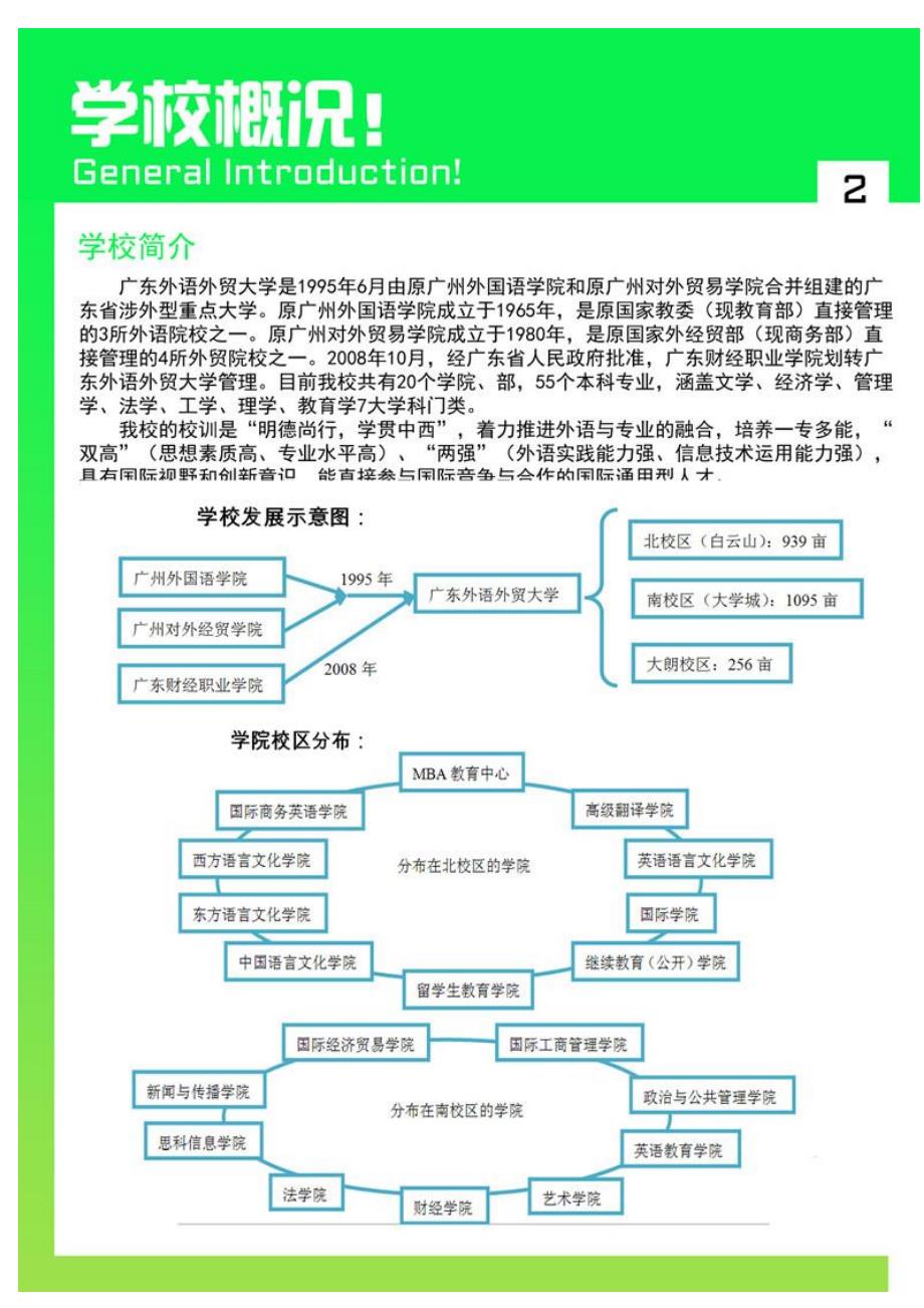 最新版2013广东外语外贸大学新生入学必读手册_第4页