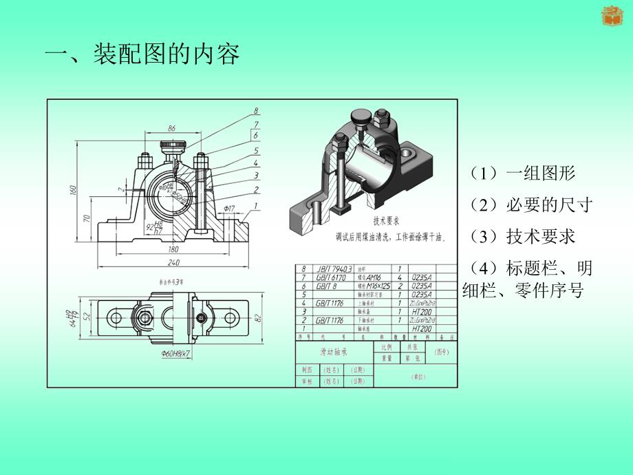 7.1 识读与绘制螺栓连接装配图_第2页