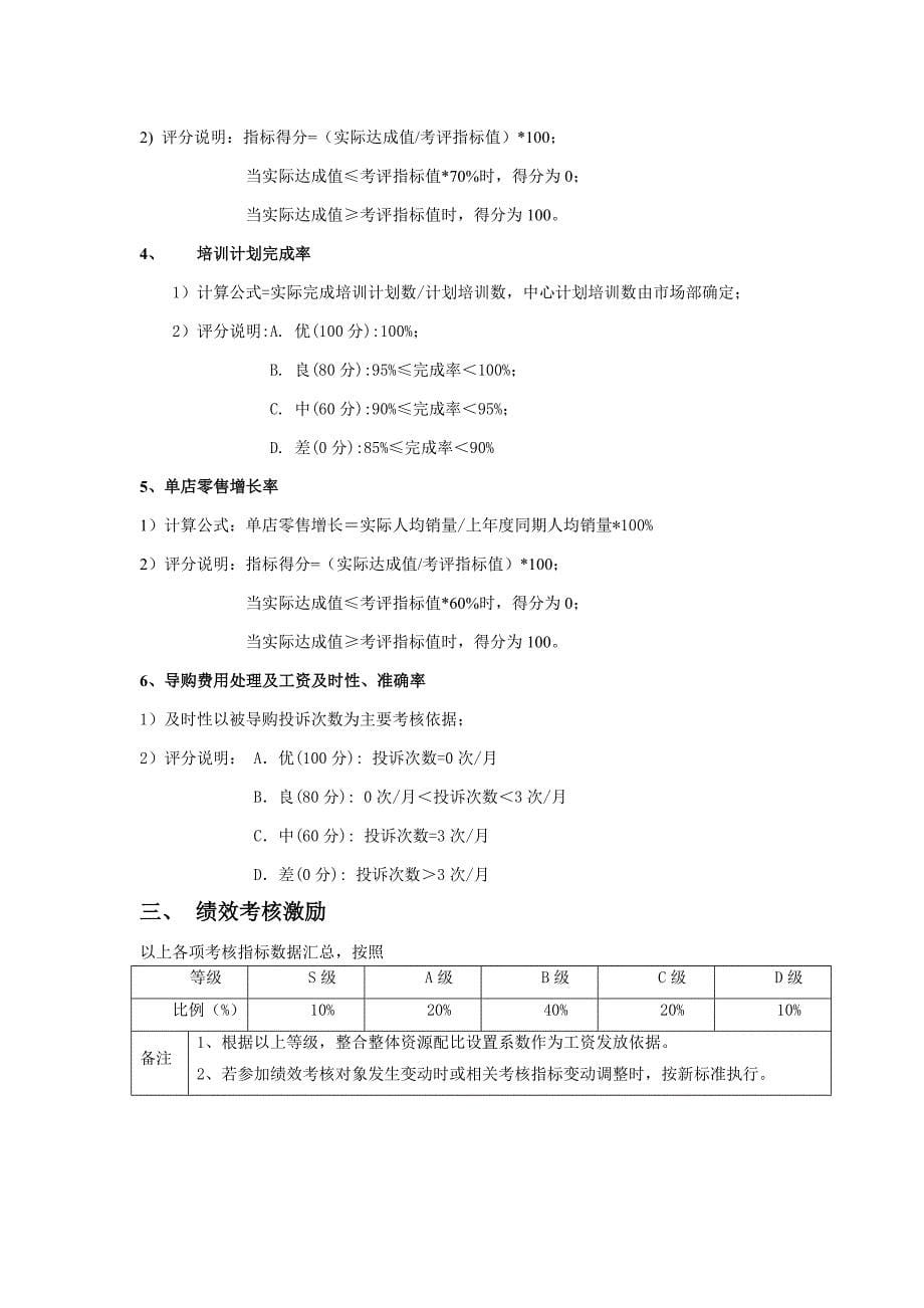 业务人员、推广经理绩效考核指标_第5页