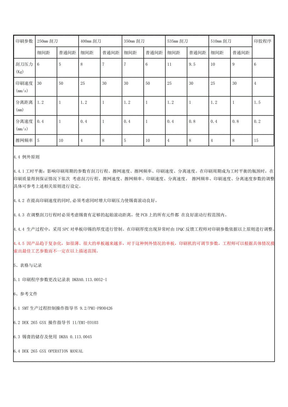 2-dek机印刷参数设定操作指导书_第3页