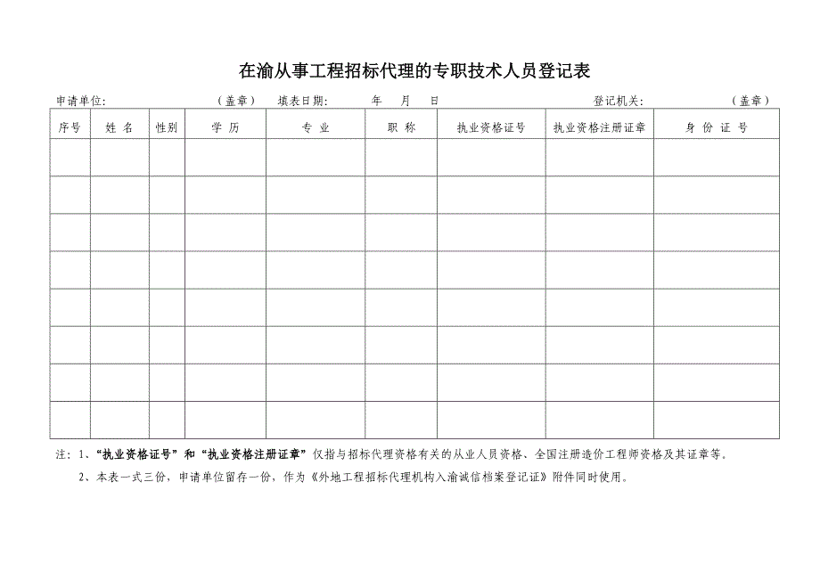 外省入渝登记备案表_第3页