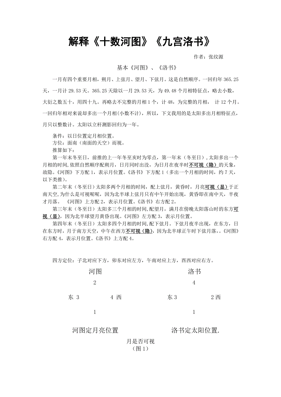 解释《十数河图》《九宫洛书》_第1页