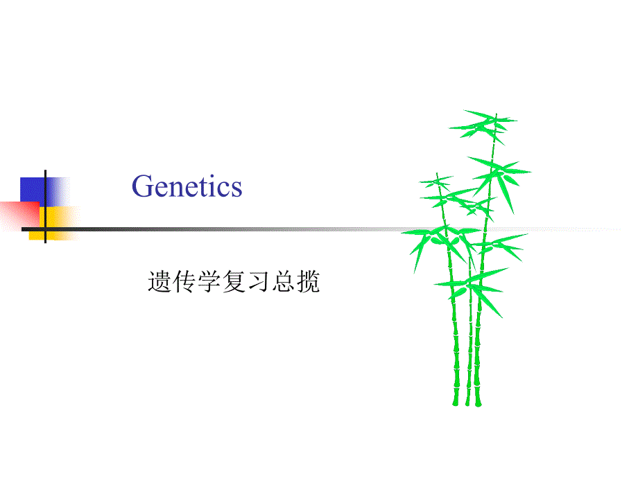 遗传学总揽-生物_第1页