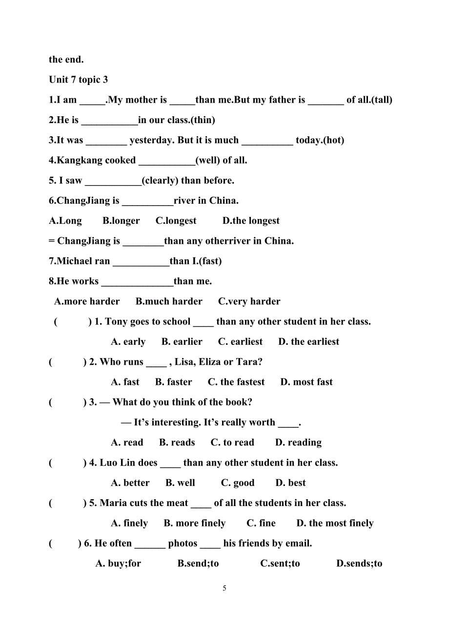 unit7知识点复习_第5页