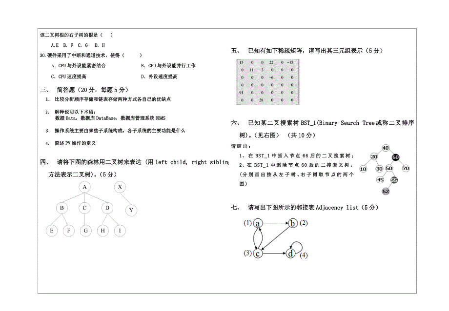 杭州电子科技大学信息工程学院期末考a_第3页