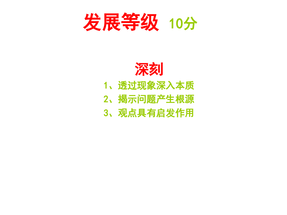 2011高考作文“回到原点”——分论点、优秀开头、 优秀结尾 、优秀作文(课件)_第4页