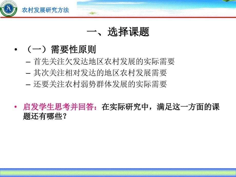 农村发展研究的框架 农村发展研究方法_第5页