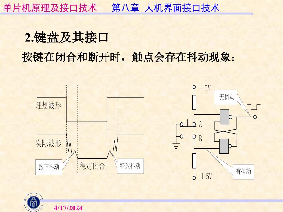 西南大学工程技术学院机械专业单片机第8章_第1页