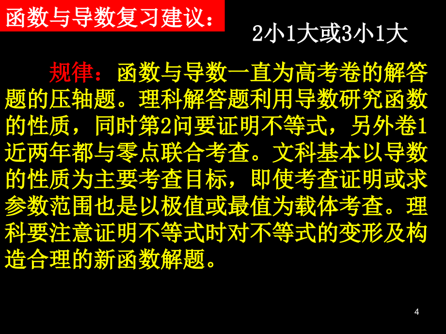 2018届高三数学备考策略与思考_第4页