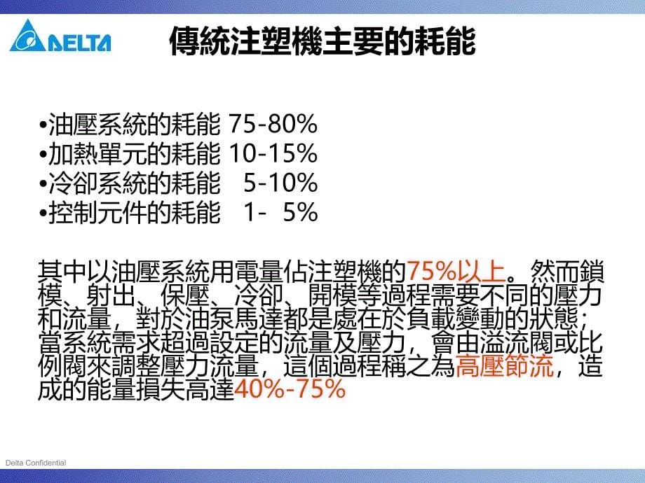 台达精密伺服油泵节能系统介绍_第5页