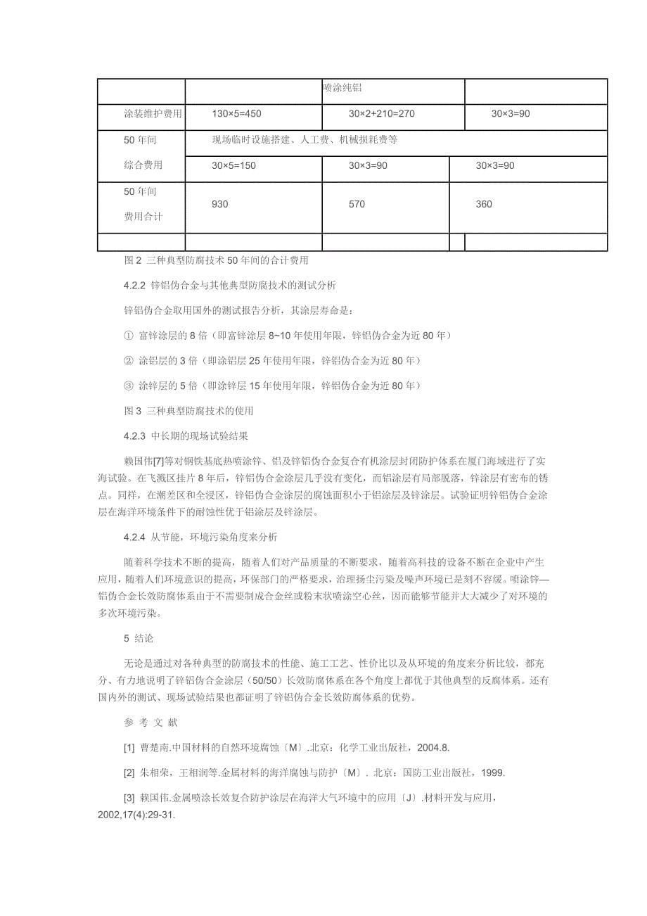 锌铝伪合金、金属铝和无机富锌涂装体系_第5页