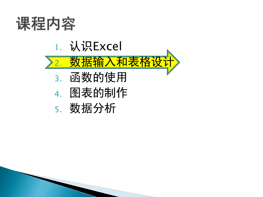 excel数据分析高级应用-数据输入和数据格式化_第2页