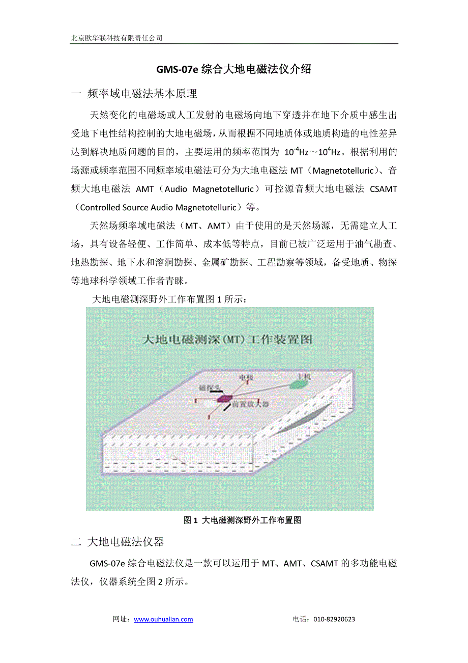 大地电磁法仪器介绍及运用实例amt ,mt_第1页