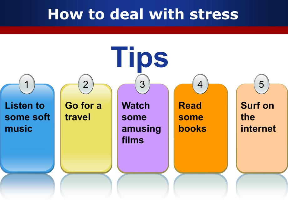 英语演讲、英语论文-tips for dealing with stress（压力）_第4页