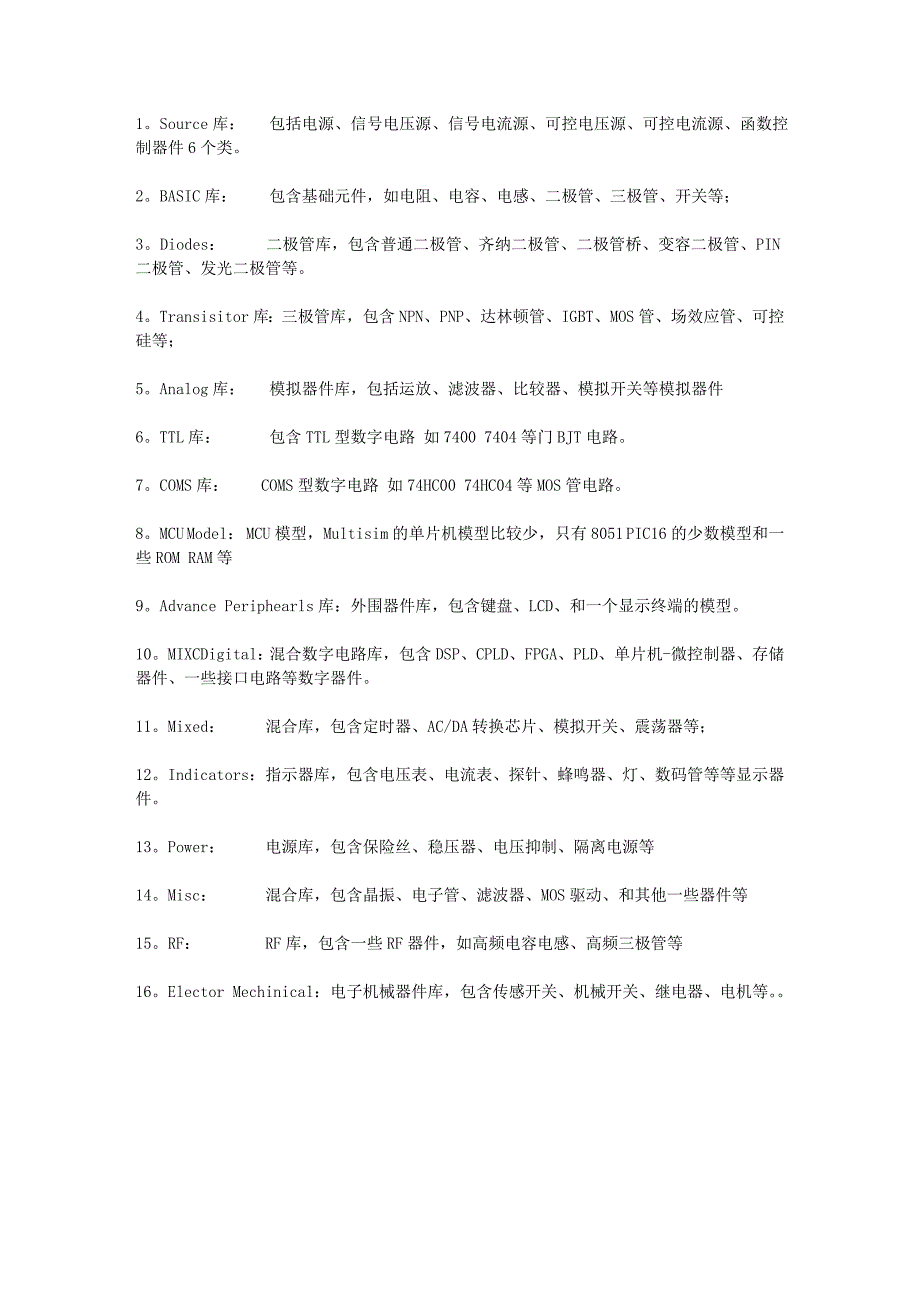 multisim 元件 中英文对照_第1页