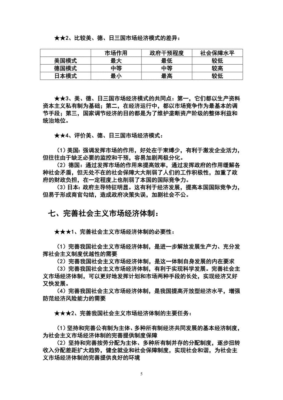 经济学常识大题复习内容_第5页