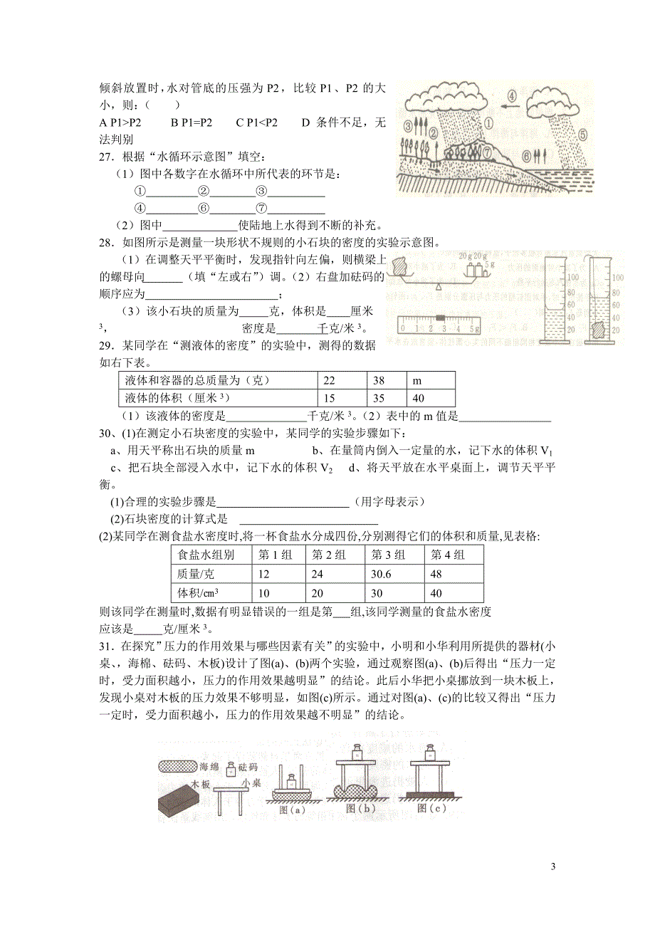 密度和压强课外辅导_第3页