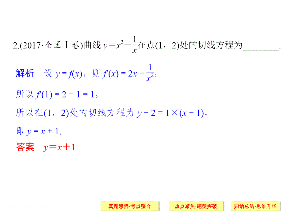 2018年高考数学(文科)二轮复习 名师课件：专题一 第4讲 导数与函数的单调性、极值、最值问题_第4页