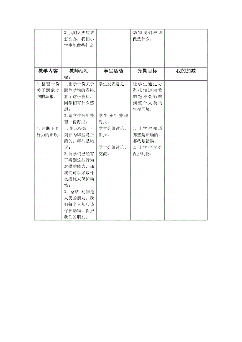 苏教版科学三下《动物—人类的朋友》教案_第2页