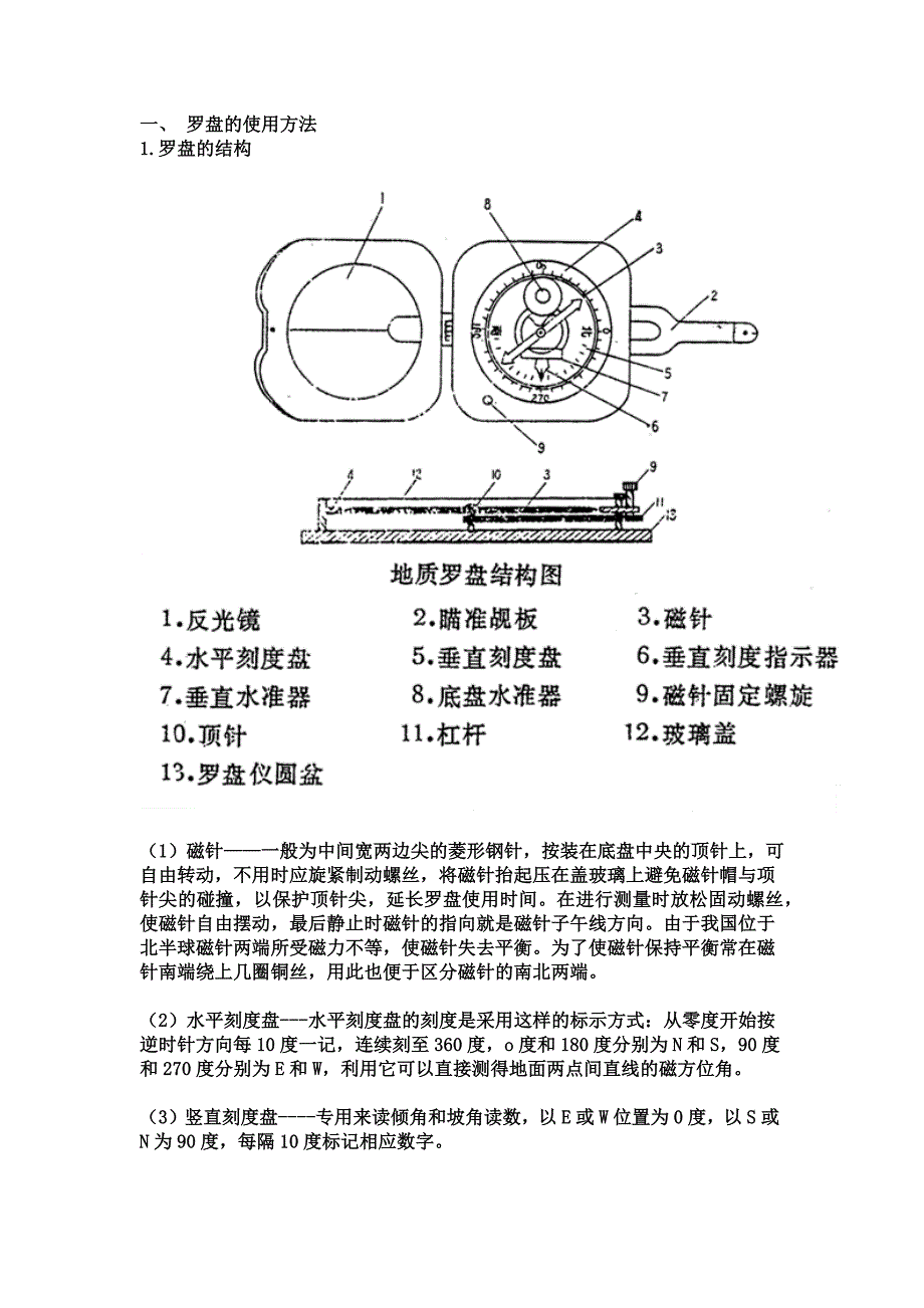 罗盘使用方法_第1页