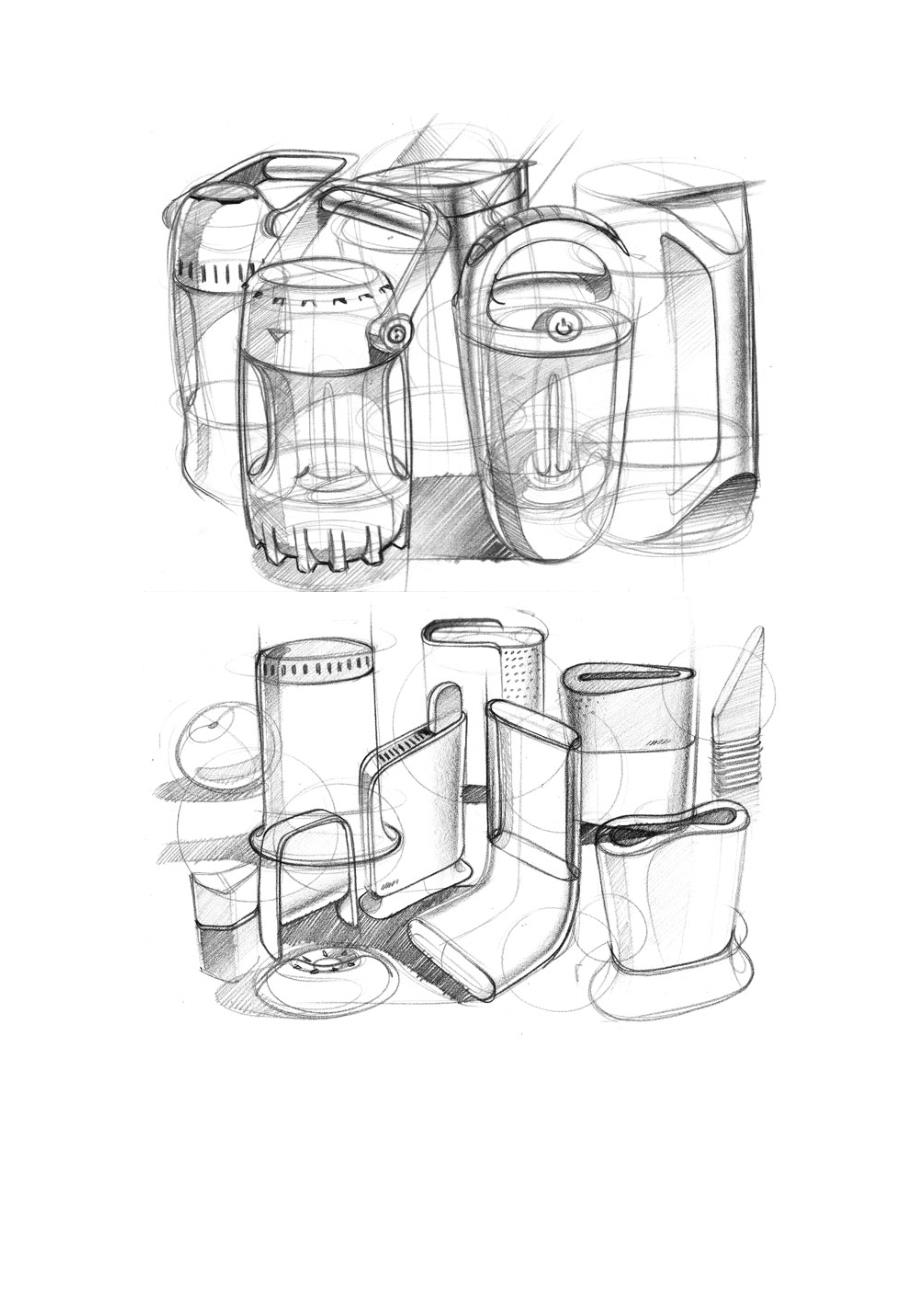 工业设计设计草图 手绘练习—3_第2页