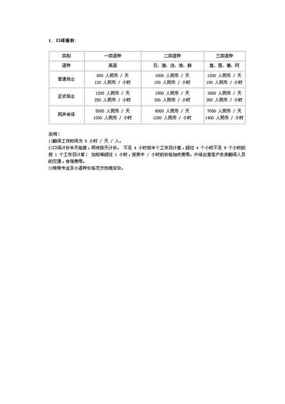 北外高翻译员传授经验+译界最近参考报价_第5页