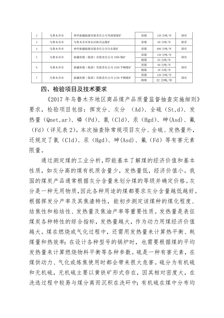 乌鲁木齐市生产领域煤炭产品_第3页