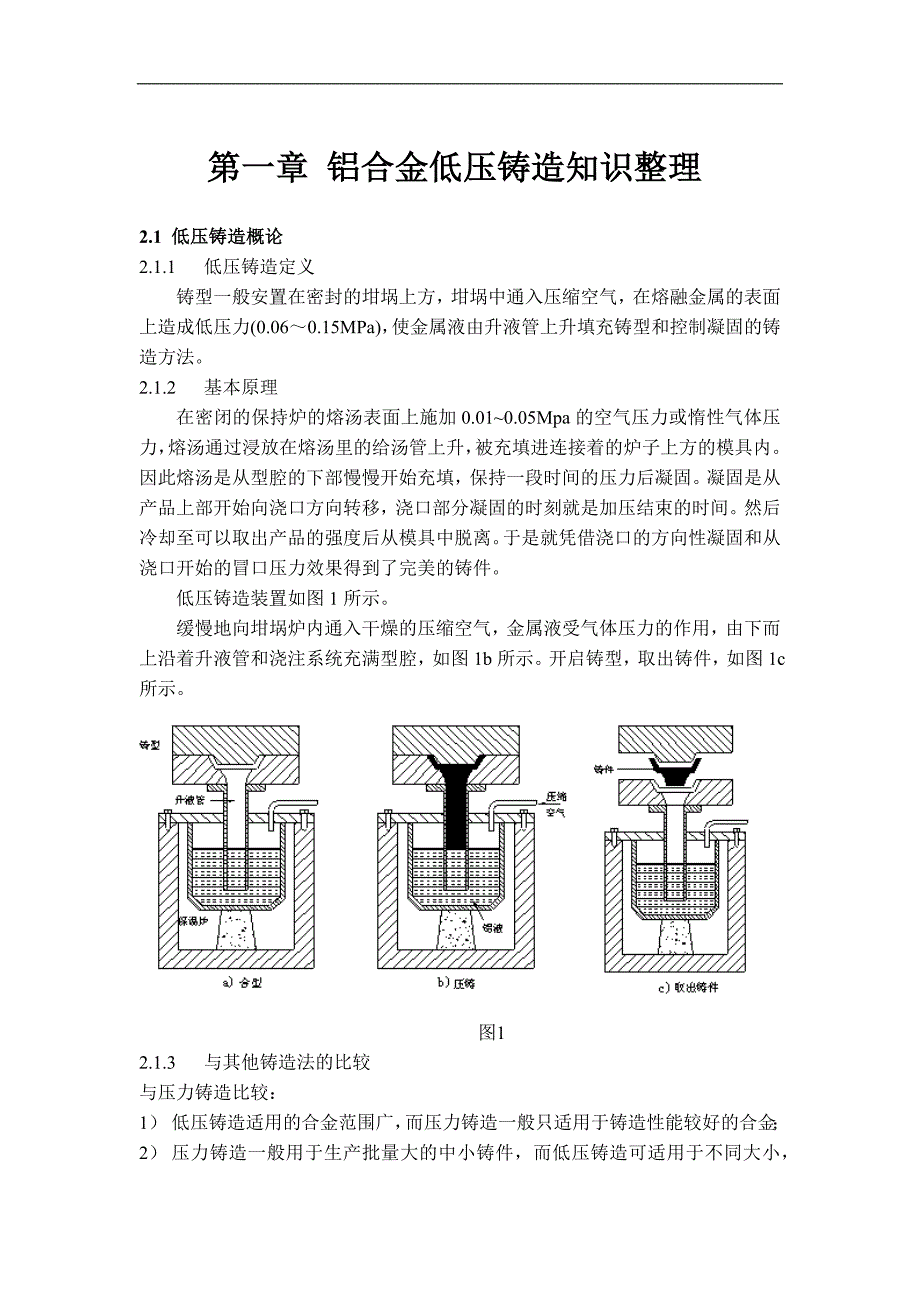 铝合金低压铸造知识整理_第1页