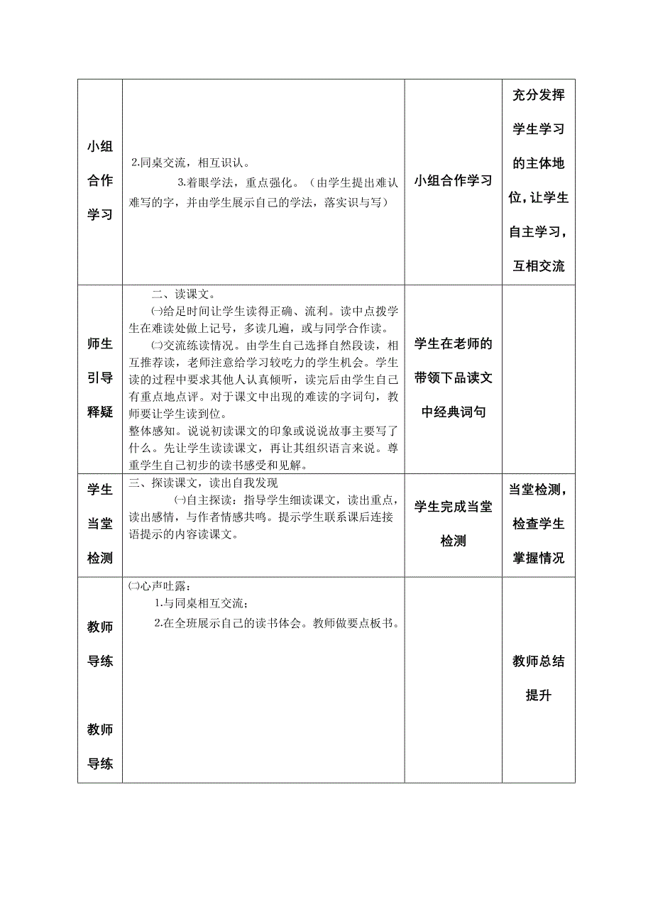 人教版四年级语文下册“导学案”第三单元_第2页