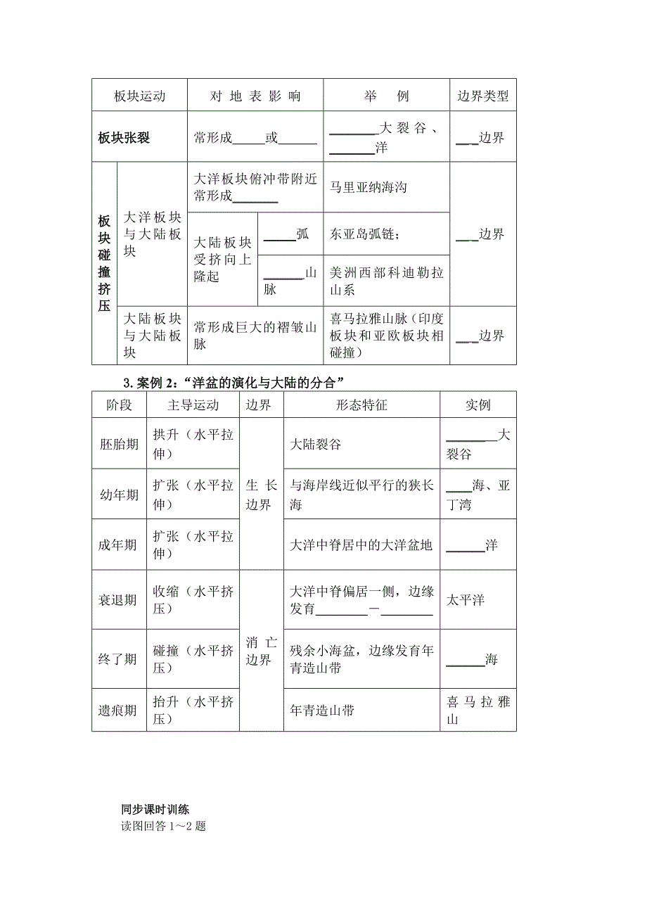 2017中图版选修2《海底地形的形成》word学案_第2页