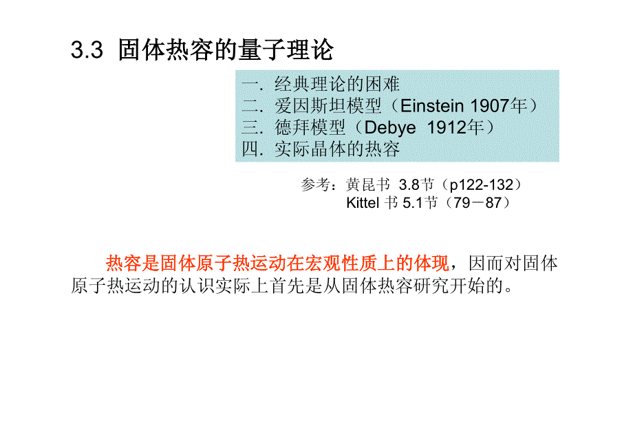 固体热容的量子理论_第1页