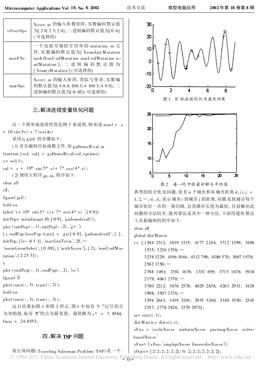 基于matlab遗传算法优化工具箱的优化计算_第2页