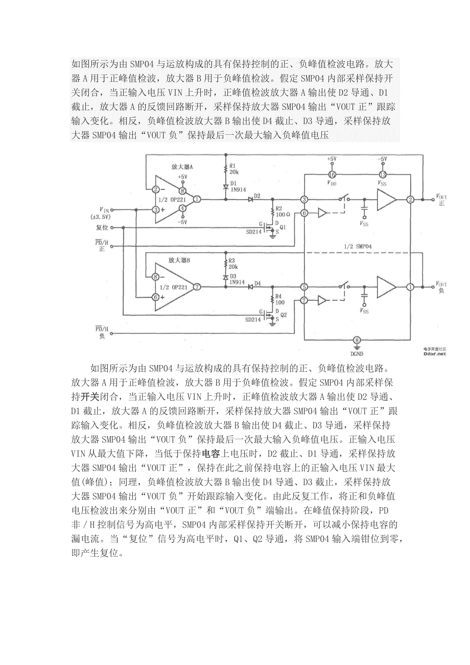 峰值检波电路设计思路_第1页