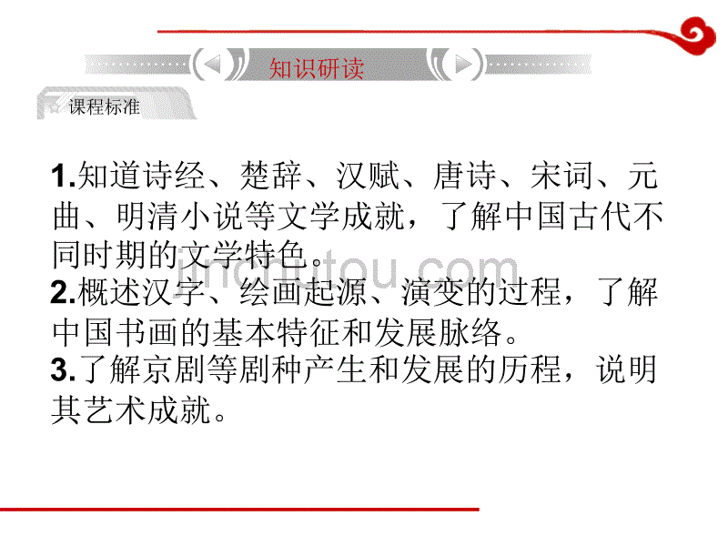 高考历史一轮复习课件第19单元 第2讲 古代中国的文学、书画和戏曲艺术PPT（精品专供）_第2页